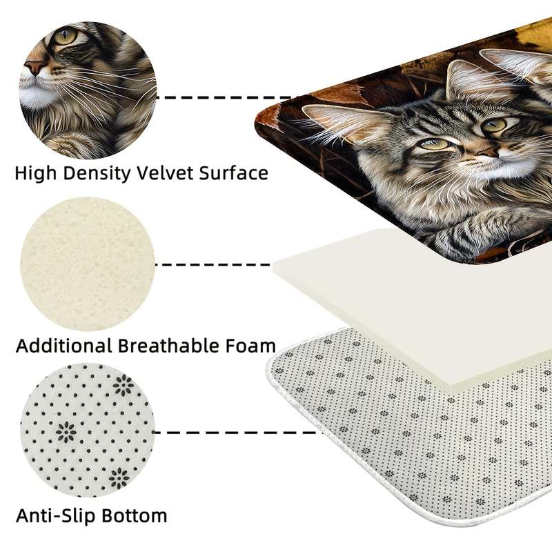 1Pc 45x75cm Floor Mat