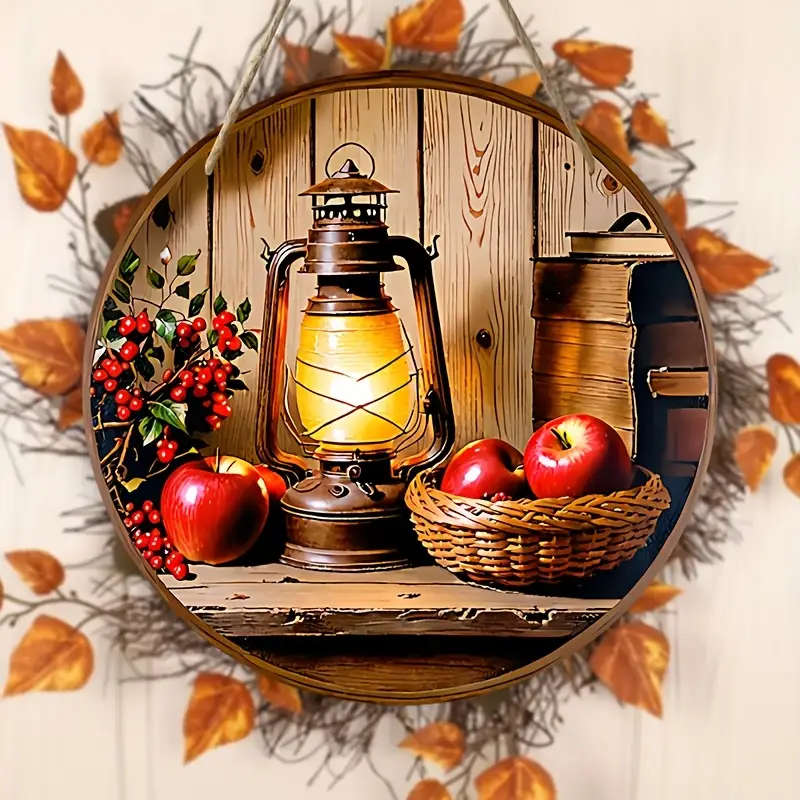 A Round Beer Decorative Sign