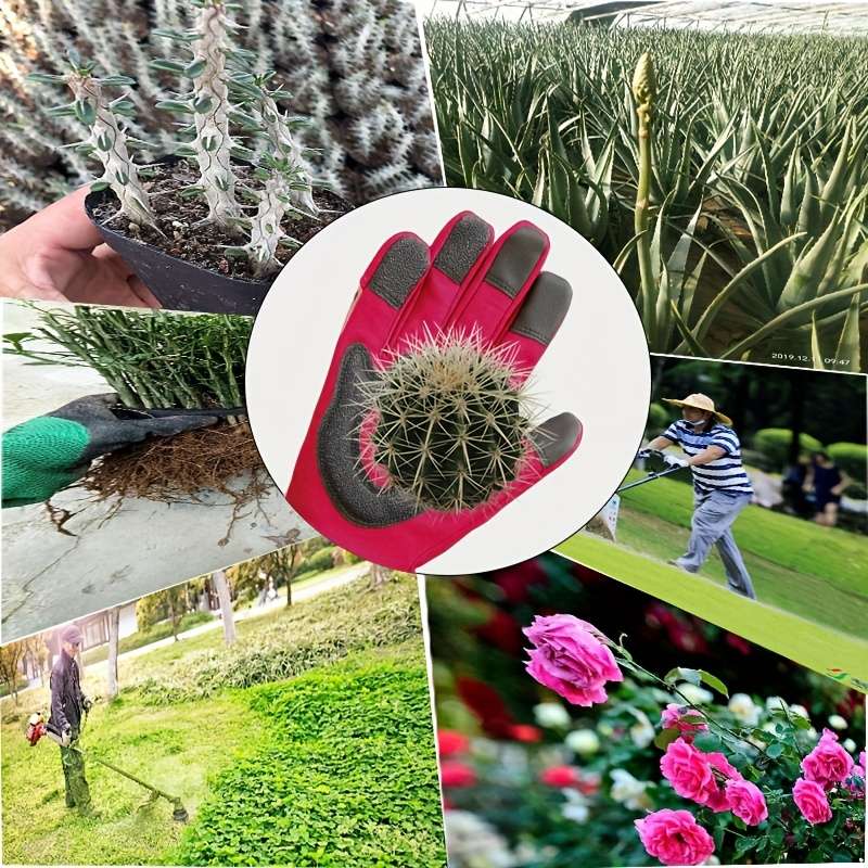 1 Pair Red Rabbit Size L Multi Purpose Work Gloves