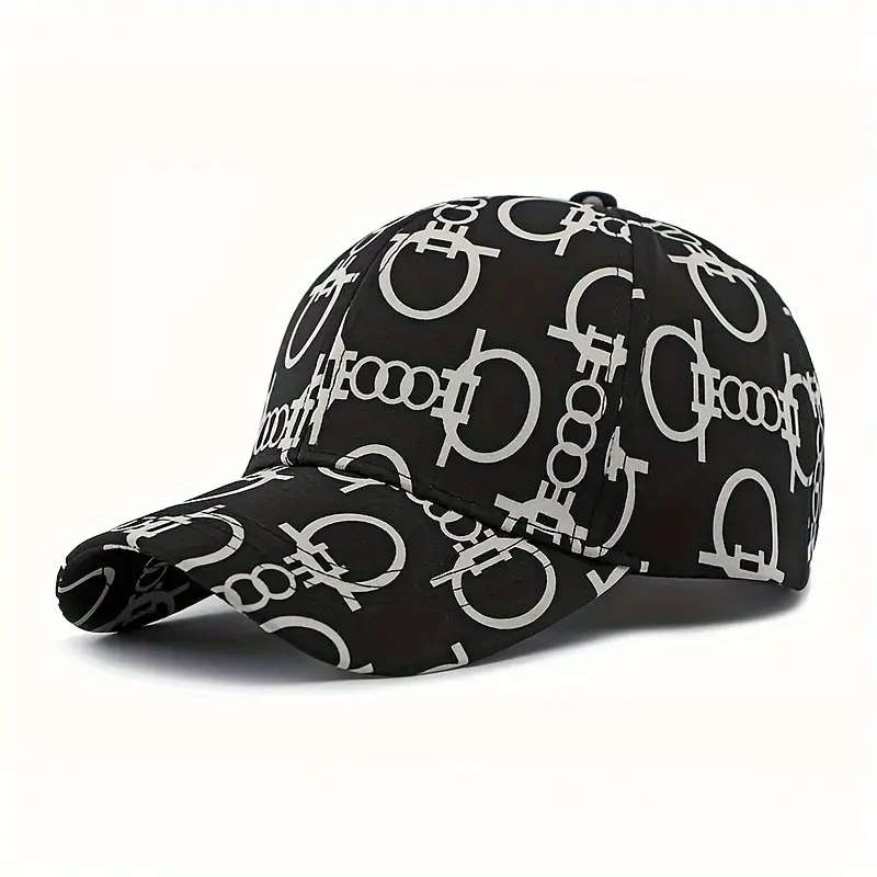 1pc Holiday-Themed Polyester Baseball Caps with Sun Protection Adjustable Fashionable Stripe Craftsm