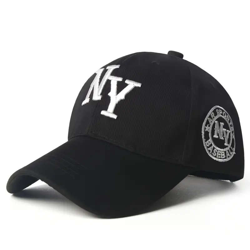 1pc Unisex Adjustable Polyester Baseball Cap with Embroidery Sun Protection Outdoor Sports Hat