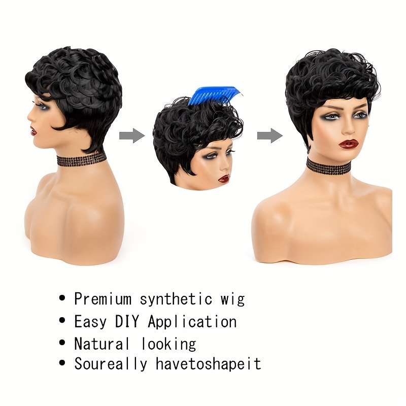 1Pc 1Bxc108 15.24cm Fashion Design Wig
