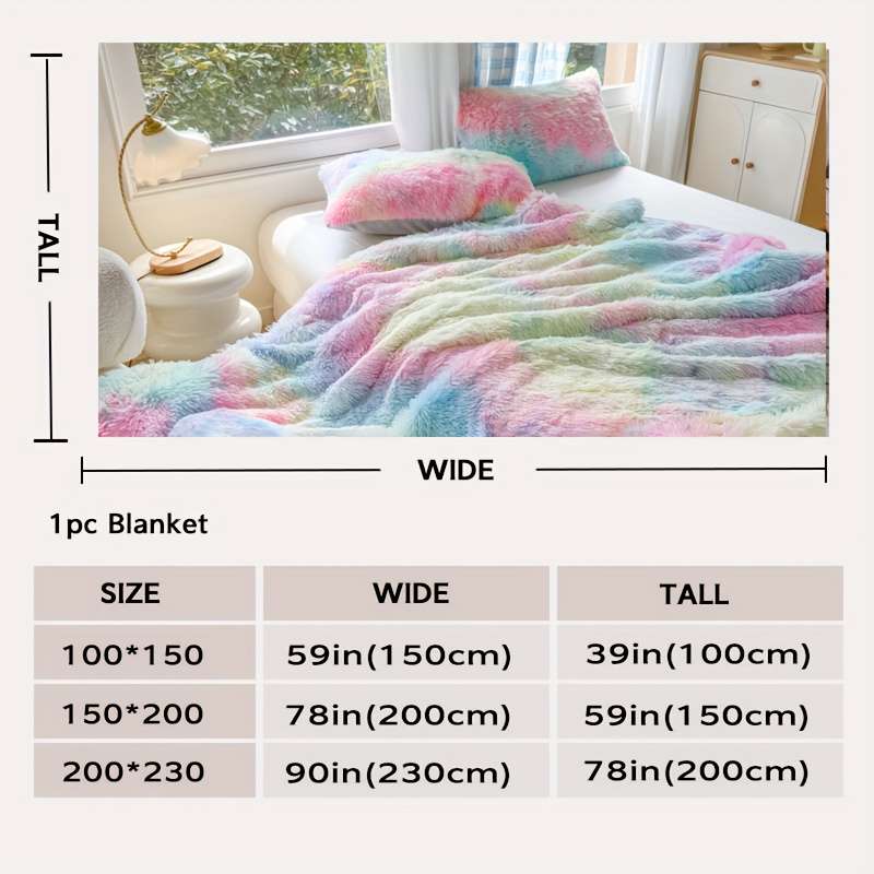 1ps Blanket Color Blue Violet size 150x200cm