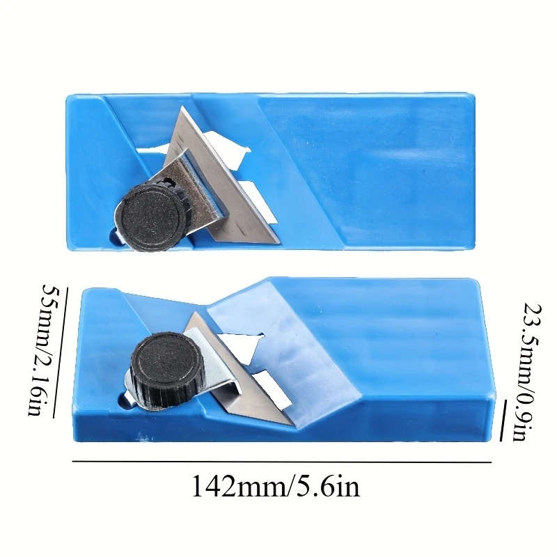 1pc Handheld Woodworking Hand Planer Dual-Purpose V-Groove Chamfer Plane 45-Degree Angle Trim Right-