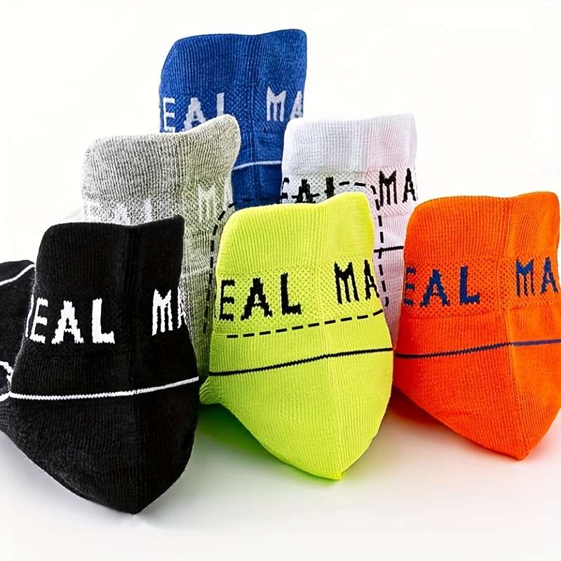 5 Pairs Of Mixed Colors One Size High Elastic Socks