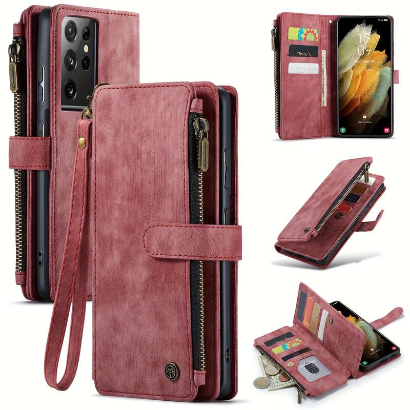 1pc  Red  For Samsung Galaxy S21 Ultra 5G Phone Cases
