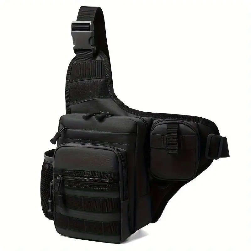 1pc Leisure Crossbody Bag For Travel Climbing Camping Color sent randomly
