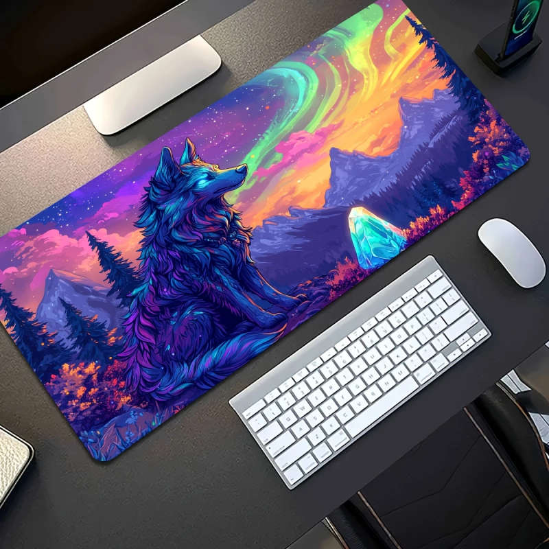 1pc 30x80cm Fantasy Crystal Mouse Pad Durable Odorless Office Desk Accessory Suitable
