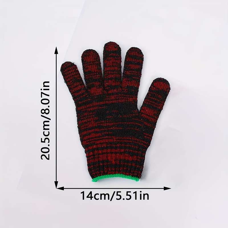 12Pcs 6 Pairs Multi Purpose Work Gloves