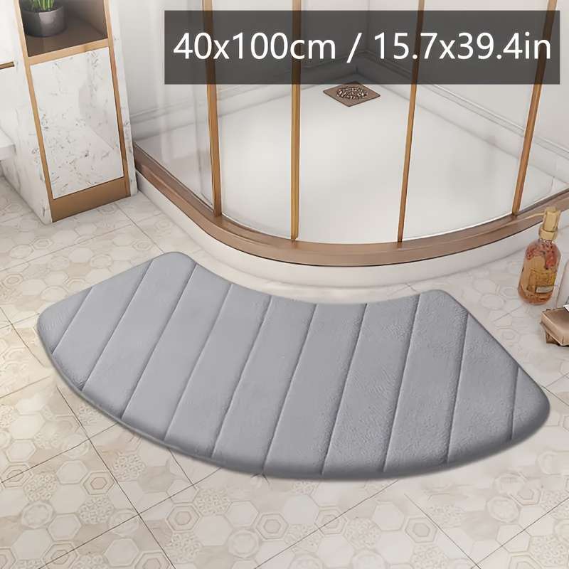 1Pc Dark Gray 40x100cm Floor Mat