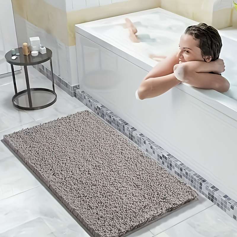 1Pc Dark Gray 40x60cm 15.74x23.62inch Floor Mat