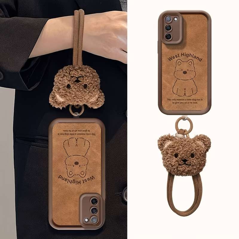 1pc A Brown For Samsung Galaxy A55 5G Phone Cases