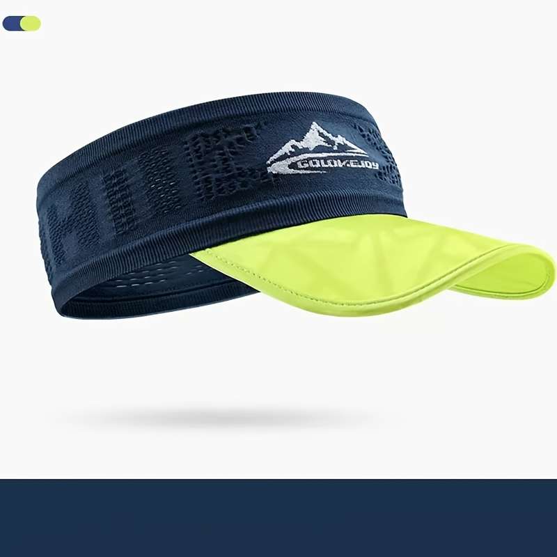 1pc Breathable Fabric Designer-Inspired Open-Top Baseball Cap with Eyelets Sweat-Wicking Light