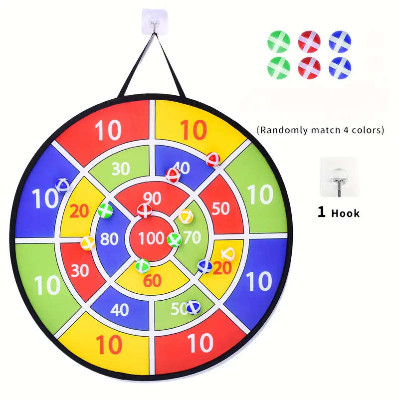 1pc Children's Darts Target Sticky Balls Parent-Child Interaction 6balls