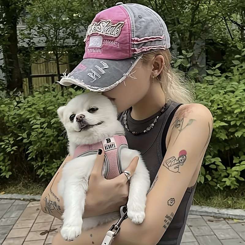 1pc Vintage-Style Baseball Cap With Embroidered Alphabet Lightweight Breathable And Washable Su