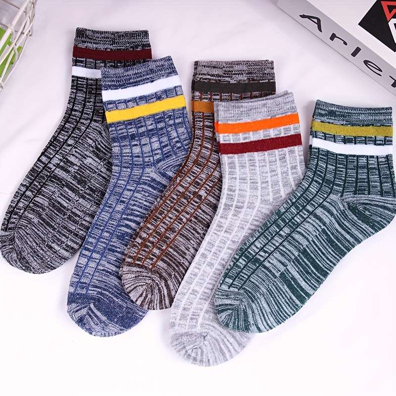 10 Pairs Mixed Color One Size High Elastic Socks