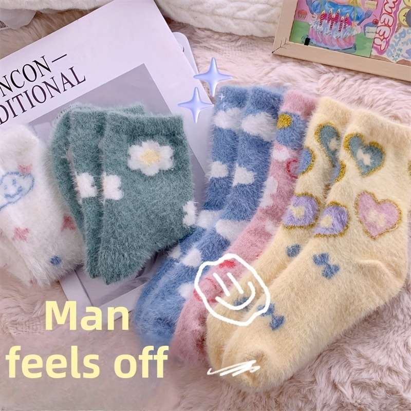 Sock Color 5 Pairs  One Size