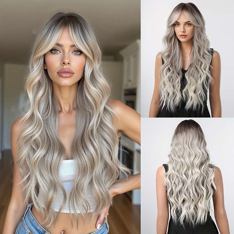1Pc Mixed Color 66.04cm Fashion Design Wig