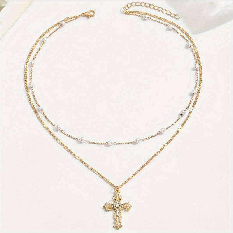 1 Piece Golden Jesus Theme Pendant