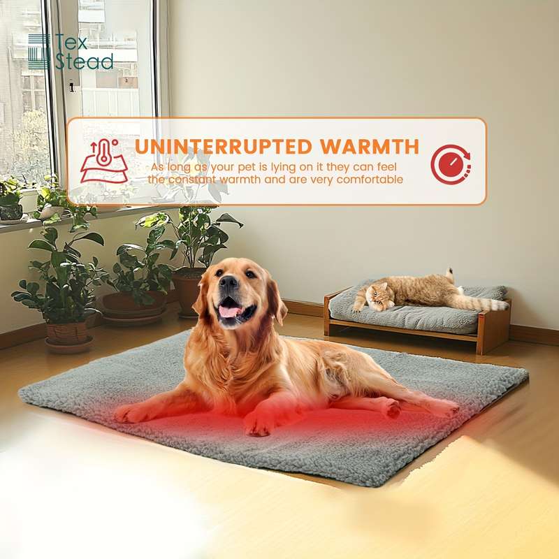 1PC Pet Mat Light Grey Size 70x50cm 28x20IN