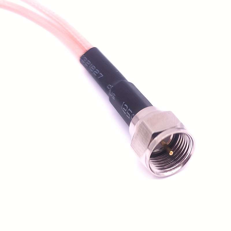 1pc 15cm 5.91inch F-Type RG316 Splitter Coax Cable Impedance 50 ohms TV Antenna 3 Way Splitter