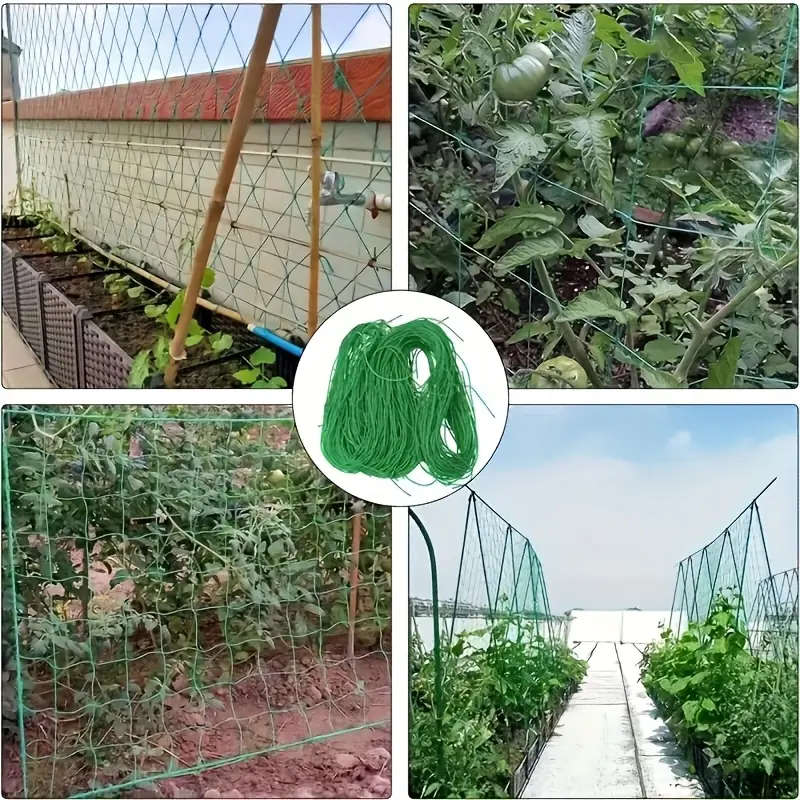 Set Of 2 Sturdy Pvc Garden Trellis Netting