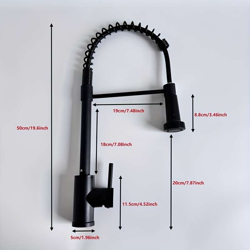 1 Piece Twinbell Modern Kitchen Faucet