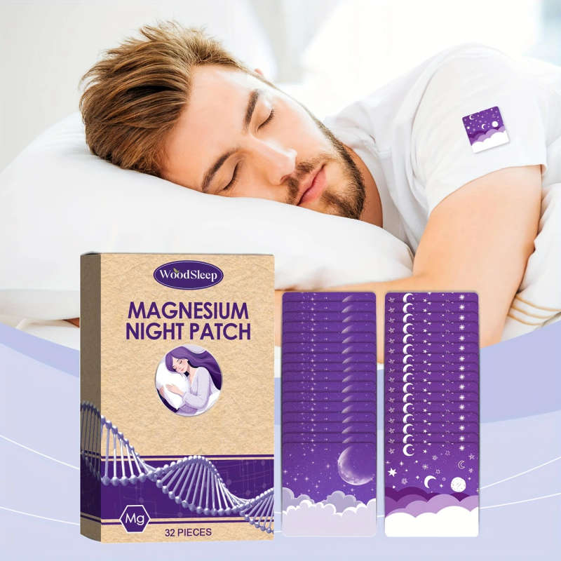 32pcs Lavender Magnesium Night Patches
