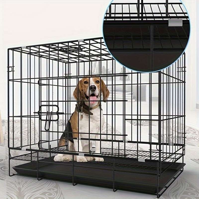 1pc Coffee color size Size:S 73*73*43cmPet Cage