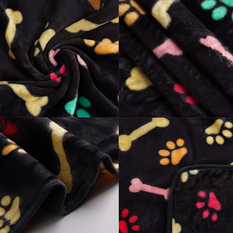 1ps Blanket Color Black size L  104.14x76.2 cm