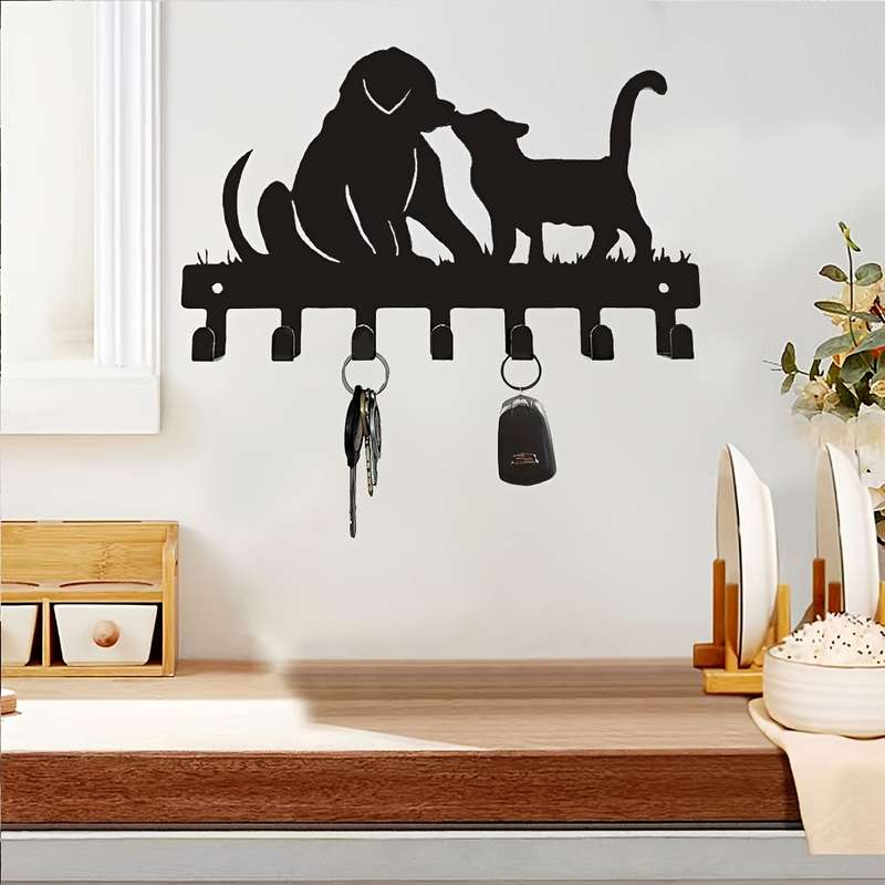 Metal Creative Decorative Key Large HookMultifunctional Storage Hook for Home Decoration Key Hol