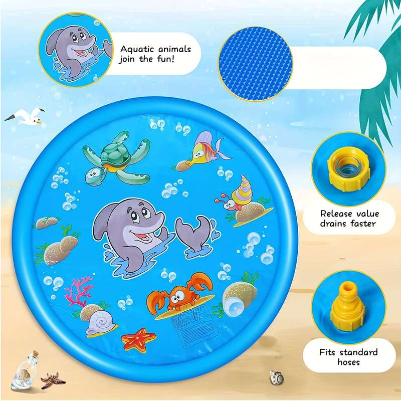 1piece Xl Splash Mat Cooling Pad