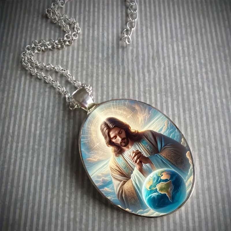 1pc Jesus Theme Pendant