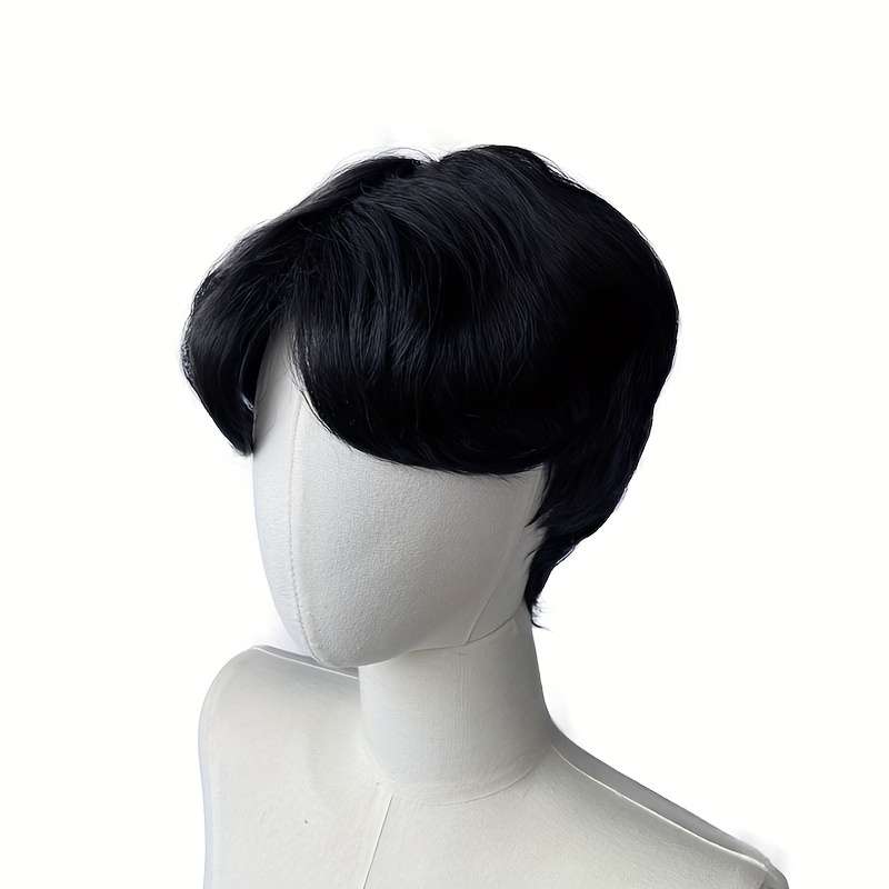 1Pc Black 10.16cm Fashion Design Wig