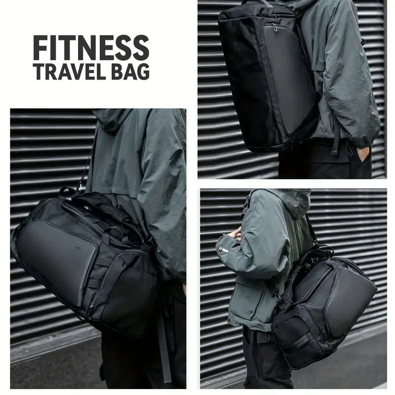 Large Capacity Gym Bag Waterproof Short-distance Travel Bag Dry And Wet Separation Bag Suitable