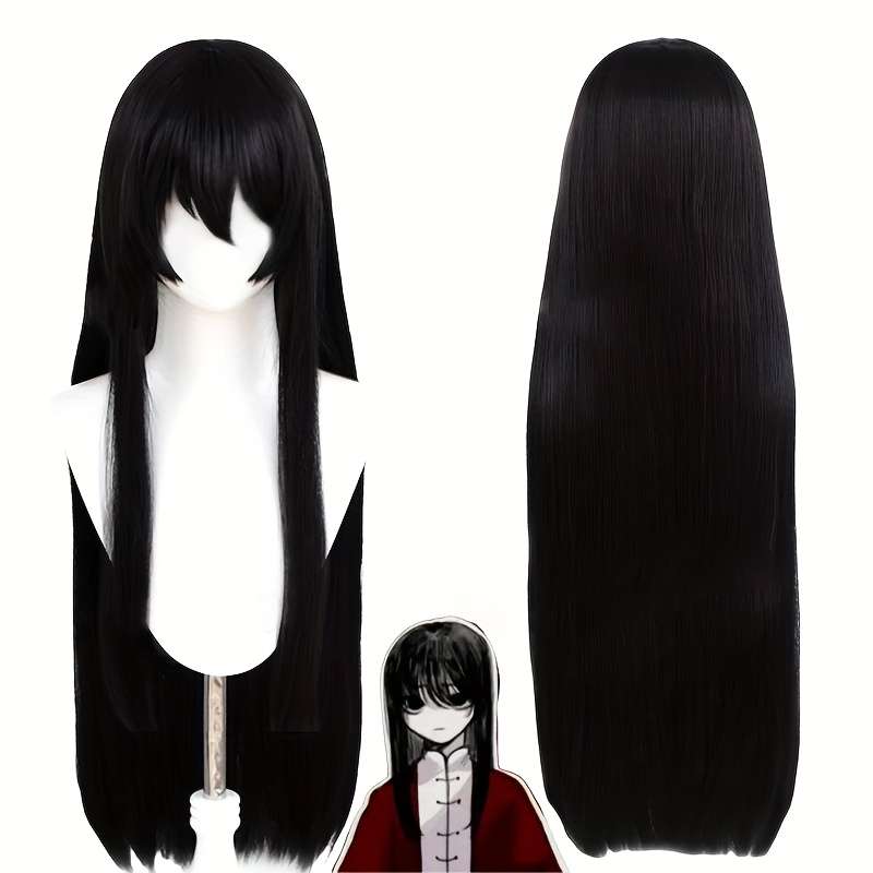 1Pc Black 66.04cm Fashion Design Wig