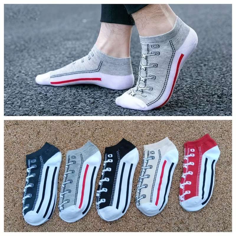 5 Pairs Mixed Color One Size High Elastic Socks