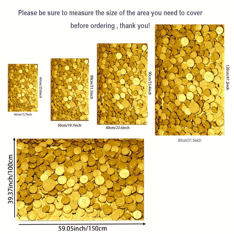 1Pc 50x80cm Floor Mat