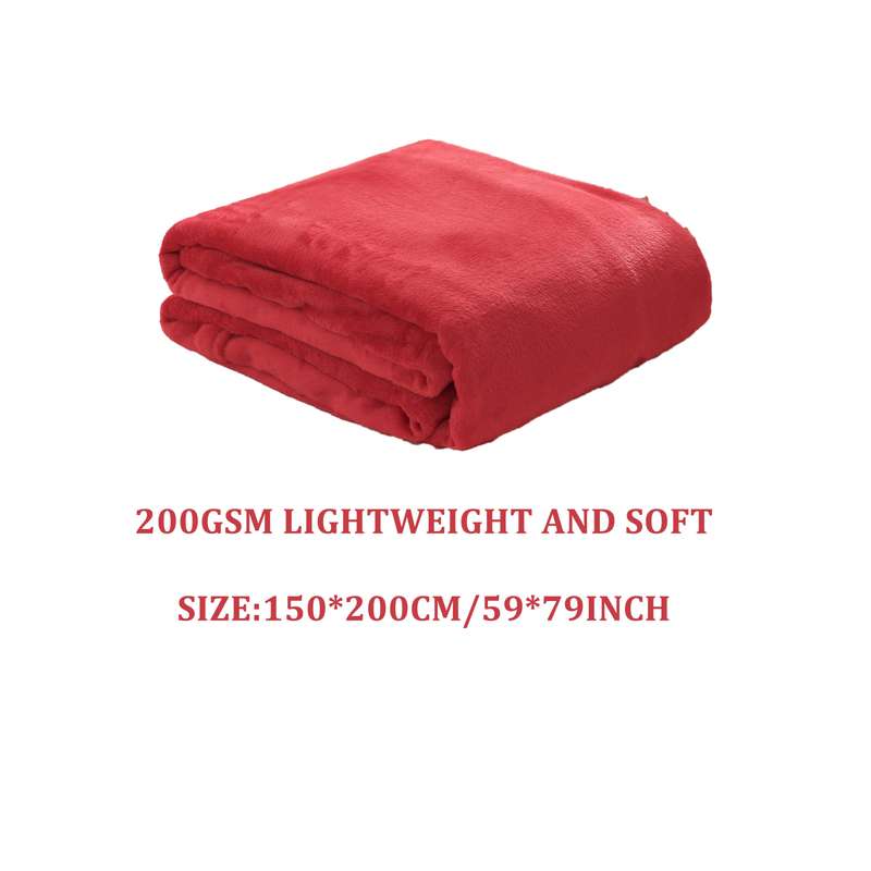 1ps Blanket Color Navy Blue size 90x100cm