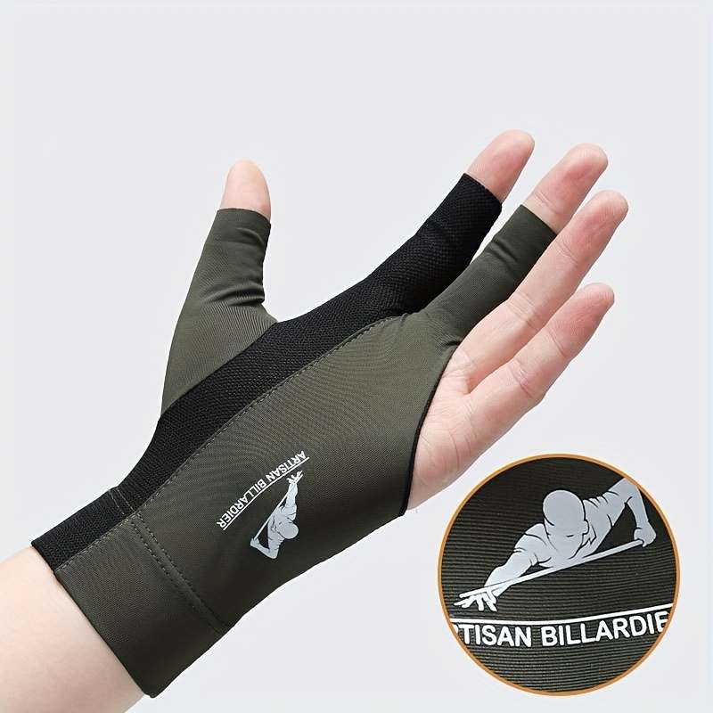 1 Pair Black One Size Outdoor Sports Gloves
