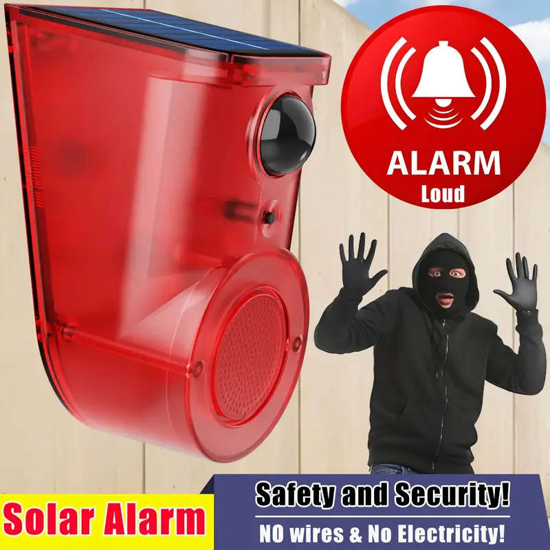 Solar Motion Sensor Alarm