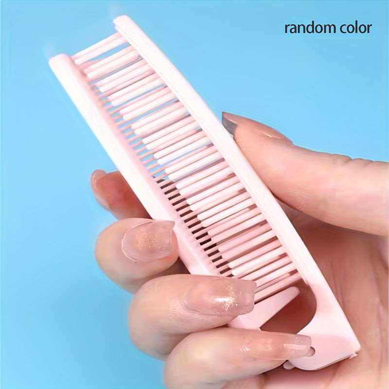 1pc Random Color Pet Folding Comb Pet Comb
