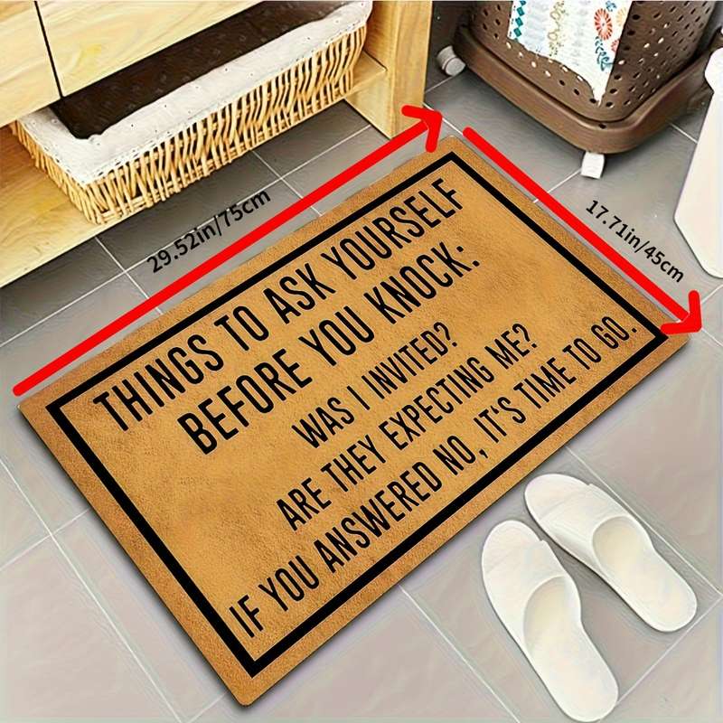 1Pc 16x24inch 40x60cm Floor Mat