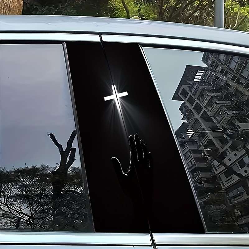 2pcs  25cm x 50cm Jesus Christian Themed Stickers