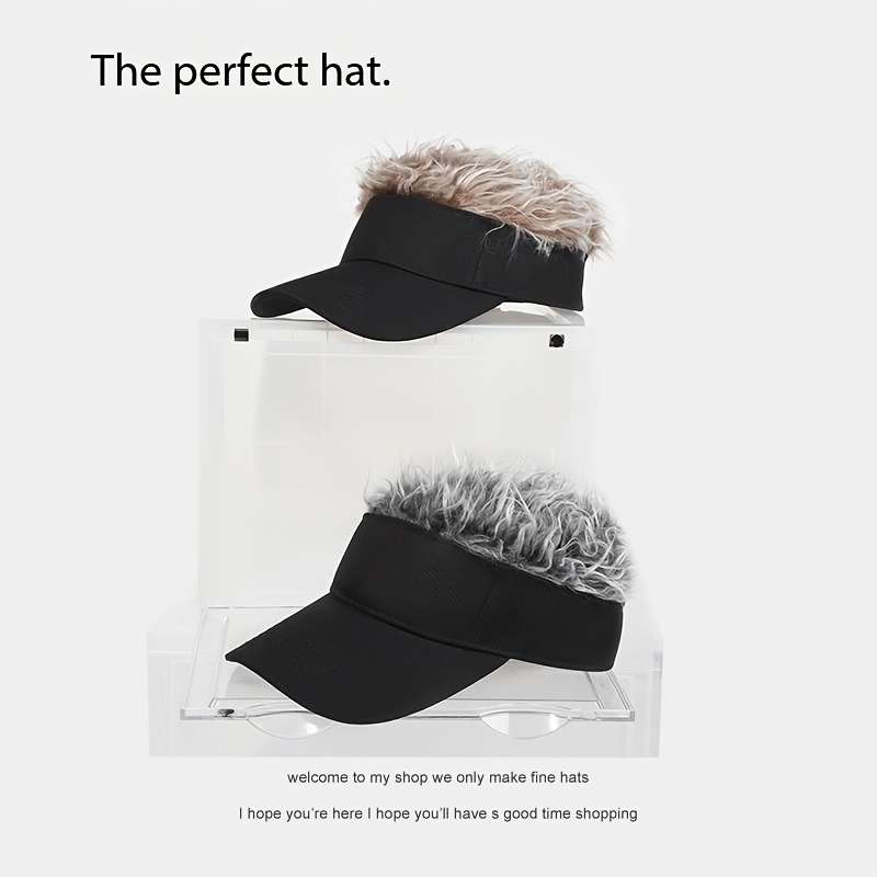 1pc Hip-Hop Style Baseball Cap with Fluffy Brim Deep Top Small Face Design for Sun Protection