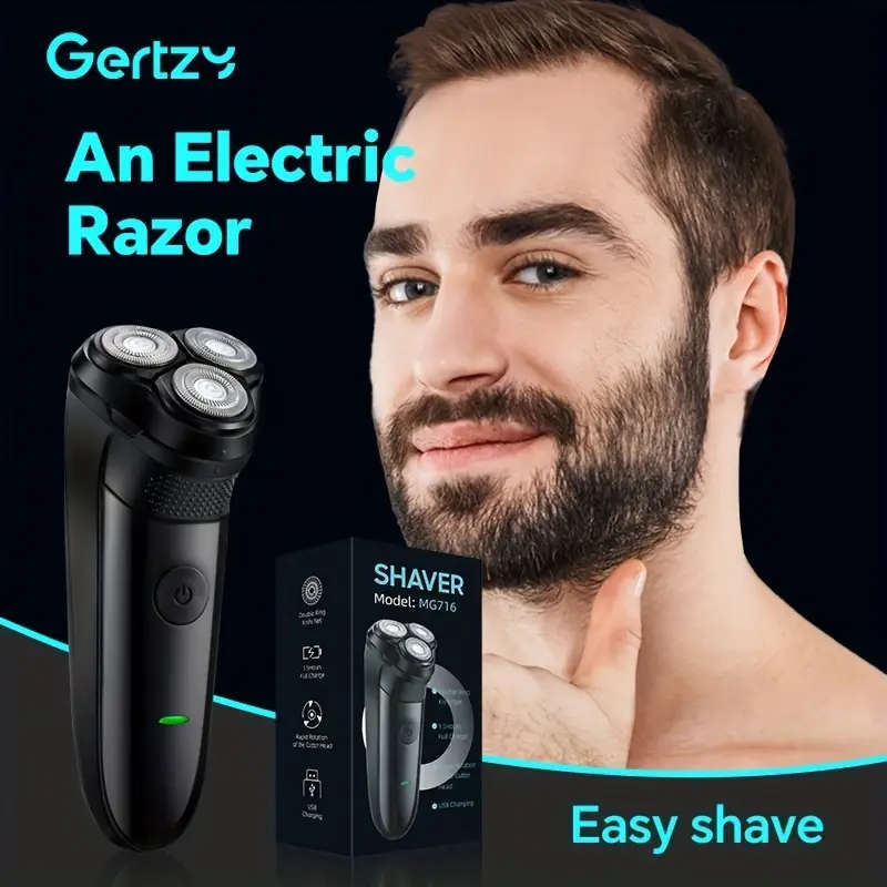 1pc Electric Shaver Rechargeable Mini Portable Shaver Intelligent Floating Shaver Cordless Shaving R