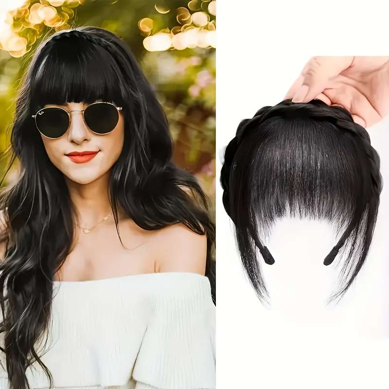 1Pc Black 15.24cm Fashion Design Wig