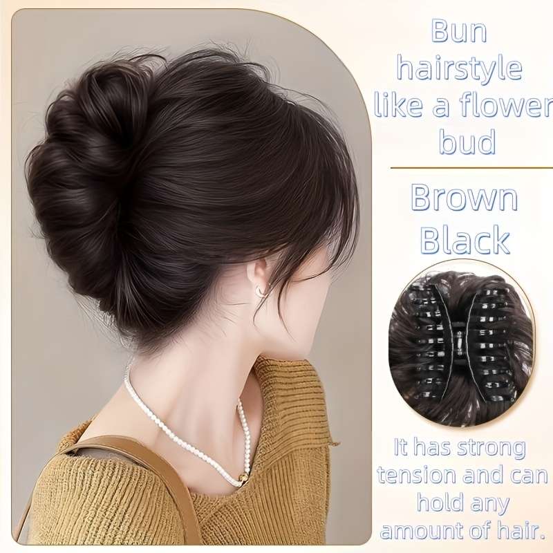 1Pc Black&Brown Color 15.24cm Fashion Design Wig