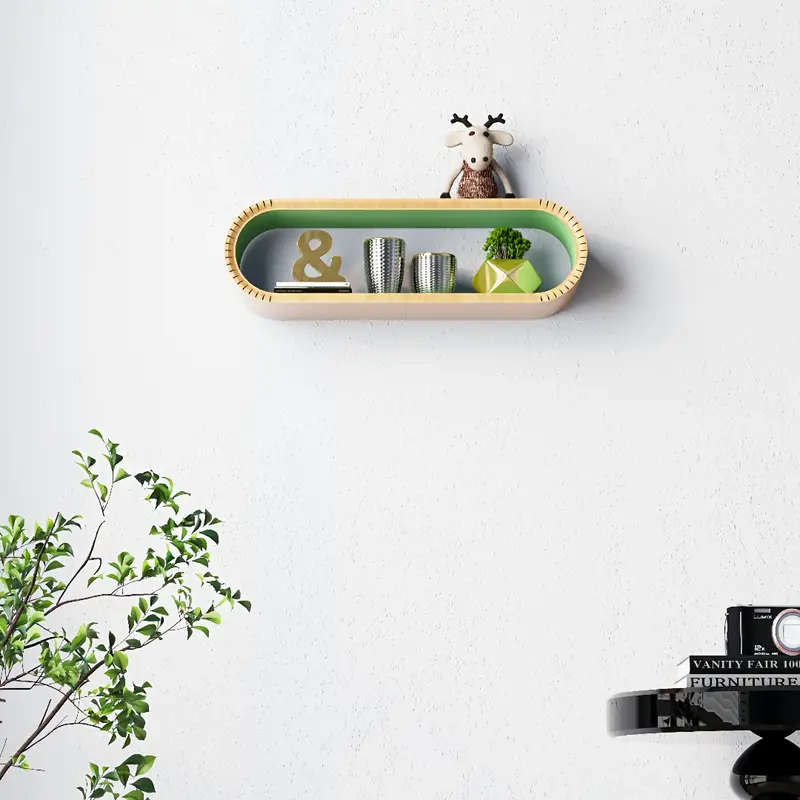 Wall Mounted Geometric Floating Shelves