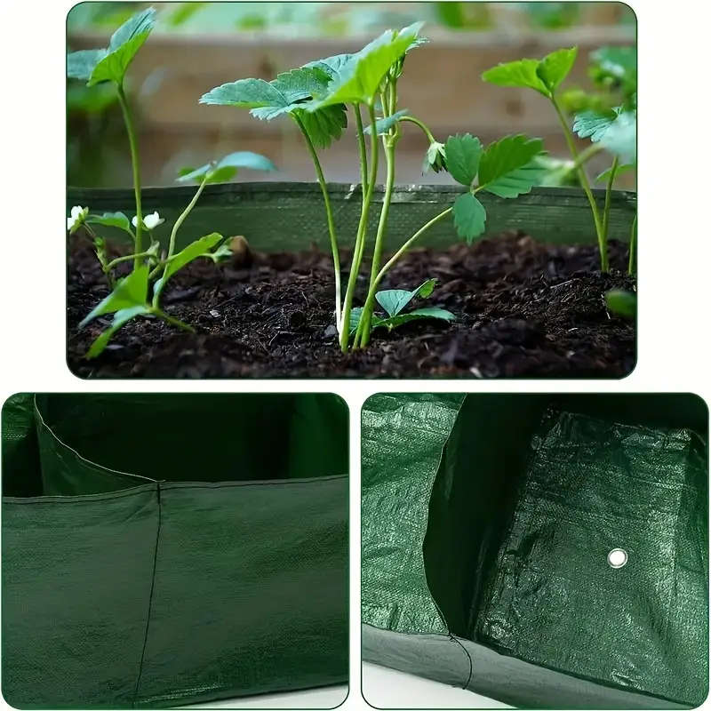 Pe Garden Grow Bags With Drainage Holes
